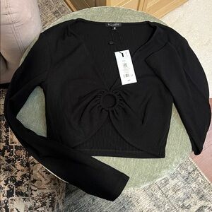 Dynamite Long Sleeve Crop Top